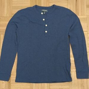Bonobos blue waffle henley